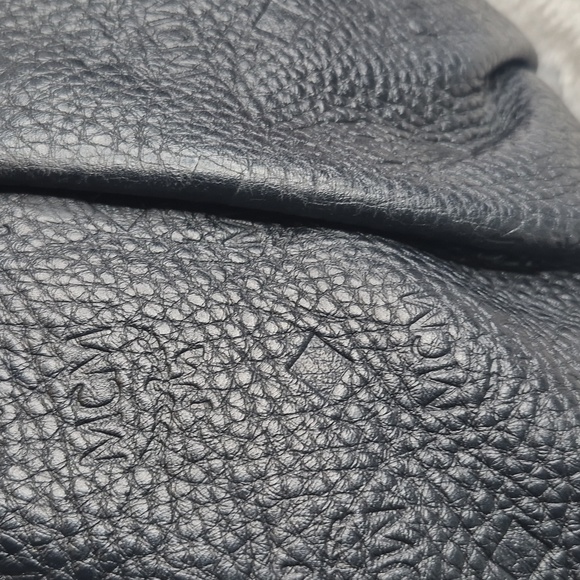 MCM Black Leather Handbag with Gold Accents - Picture 6 of 17